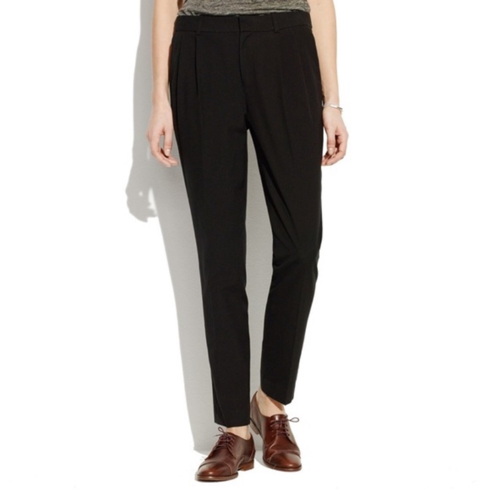 Madewell Black Wool Rivington pants